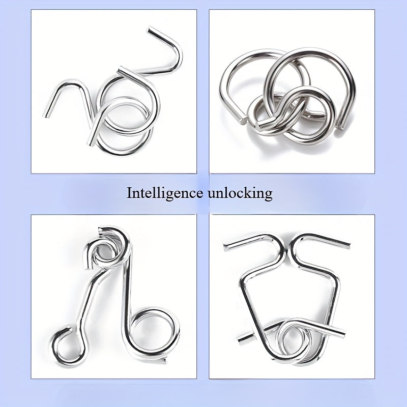 CASSE-TÊTE À ANNEAUX AMUSANT & DÉFI POUR LE CERVEAU