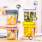 Overnight Oats Jar – Bocal en verre 100% hermétique (Recette Poupette)