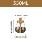 Bocal Hermétique en Verre 34oz avec Couvercle & Cuillère – Idéal pour Épices, Sucre, Café, Thé et Stockage Alimentaire